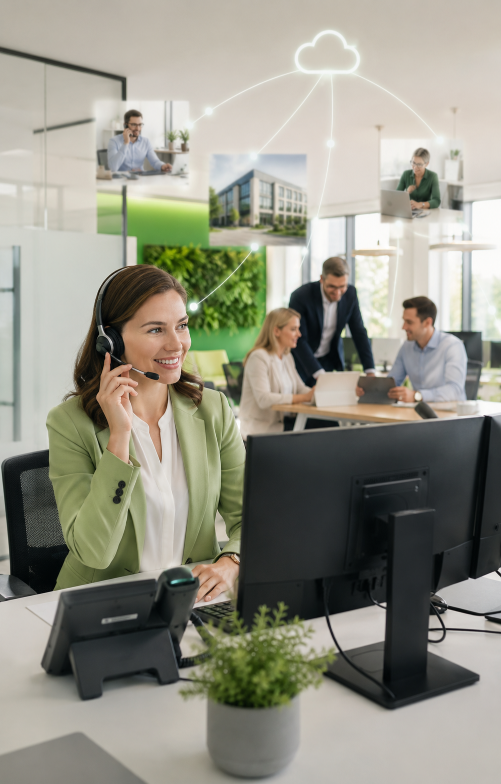 Cloud-Telefonie verbindet Büro, Homeoffice und mobile Arbeit