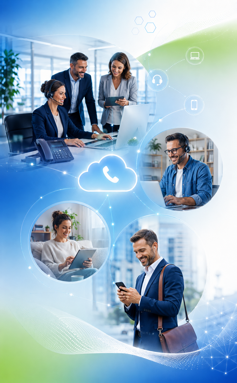 Cloud-Telefonie verbindet Büro, Homeoffice und mobile Arbeit